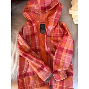 Paradox fleece lined jacket pink coral size 7/8